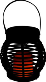 LAMPION SOLARNA LAMPA Latarnia Czarna - obrazek 5