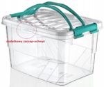 Duży Pojemnik na żywność z pokrywką i uchwytem 13L - obrazek 3