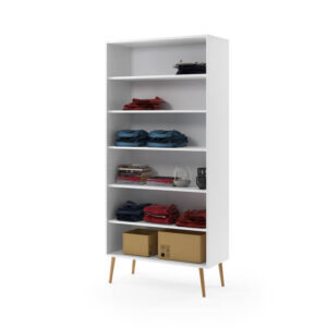 Szafa dwudrzwiowa z półkami Milu