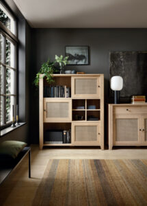 Komoda Dulce 130×150 cm z przesuwnymi drzwiami, aranżacja