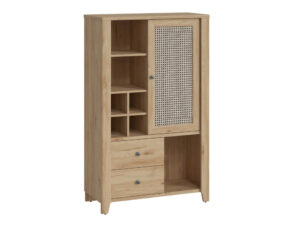 Regał z szufladami Dulce plecionka, główne