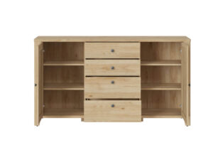 Komody z szufladami Dulce 165×90 cm, otwarta