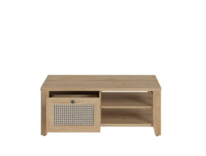 Stolik kawowy z szufladą Dulce 110x68 cm, otwarta 2