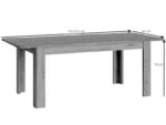 Stół rozkładany Dulce 160-200x90 cm wymiary