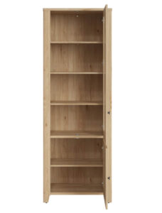 Witryna dwudrzwiowa Dulce LED plecionka, otwarte