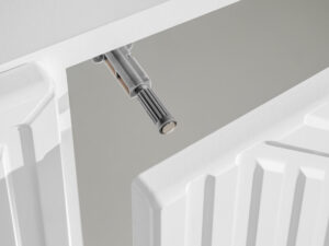 Komoda ryflowana ETNA 160 cm biała ARANŻACJA push to open