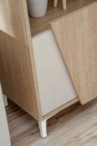 Kolekcja mebli do salonu Pikabo beżowa w jodełkę.mamtomi.pl.5