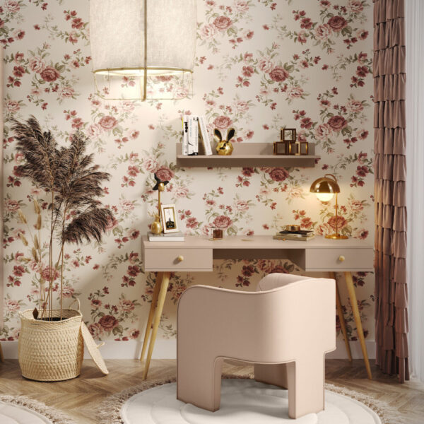 Eleganckie biurko w stylu skandynawskim, idealne do domu i biura, z cichymi szufladami