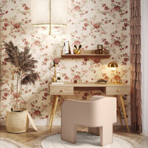 Biurko drewniane z szufladami po obu stronach Milu