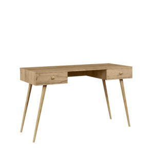 Biurko drewniane z szufladami po obu stronach Milu