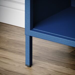 Metalowy regał na książki MARIO 50x180 cm granatowy