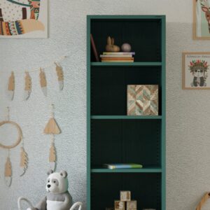 Metalowy regał na książki MARIO 50x180 cm morski