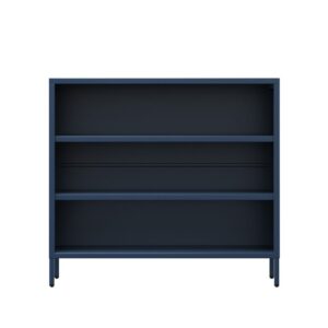 Niski regał metalowy LUCA 100x90 cm granatowy