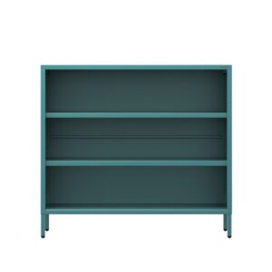 Niski regał metalowy LUCA 100x90 cm morski