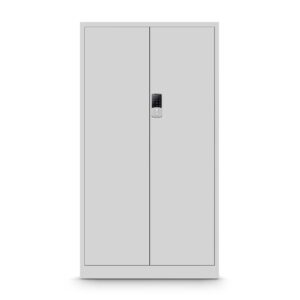 Szafa metalowa z półkami zamek na kod DANIEL 185x90cm szara