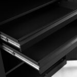 Szafa metalowa z szufladami SZYMON 185x92 cm czarna