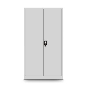 Szafa metalowa z wewnętrznym schowkiem TOMASZ 185x90cm szara