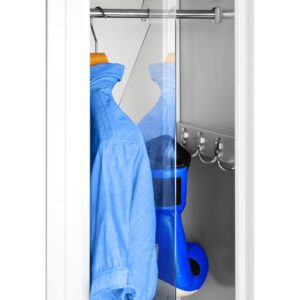 Szafa socjalna ubraniowa czterokomorowa KACPER 2 180x60 cm szara