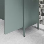 Zielona szafa metalowa na ubrania Modern FLAVIO 185x80 cm