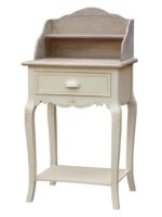 Rimini RI115 Szafka kremowa z jasnobrązowym blatem 49 cm