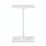 Stylowy Biały Stolik Avola AV2330-2 średnica 30 cm