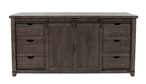 Stylowa Komoda Avola AV1700-70 w kolorze naturalnym 178 cm - obrazek 1