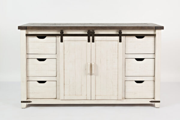 Stylowa Komoda Avola AV1706-35 w kolorze naturalnym 152,5 cm - obrazek 1