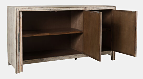 Komoda Avola AV2156-60 w naturalnym jasnym drewnie 152,5 cm - obrazek 1