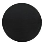 Stylowy czarny stół barowy Avola AV2271-45B 114,5cm do nowoczesnych wnętrz