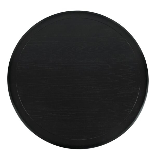 Stylowy czarny stół barowy Avola AV2271-45B 114,5cm do nowoczesnych wnętrz - obrazek 1