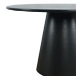 Stół Avola AV2271-50B 127cm w eleganckim czarnym kolorze