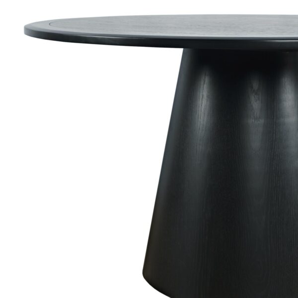 Stół Avola AV2271-50B 127cm w eleganckim czarnym kolorze - obrazek 1
