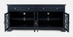Elegancka Komoda Avola AV775-9 w Ciemnogranatowym 178 cm