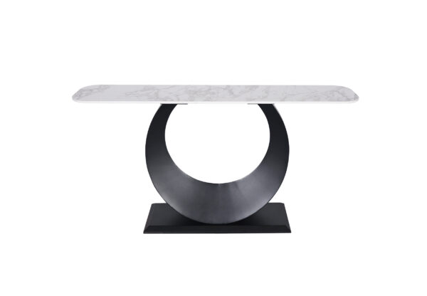 Modig M86-150 Konsola Czarna z Białym Blatem 150 cm Elegancja i Styl - obrazek 1