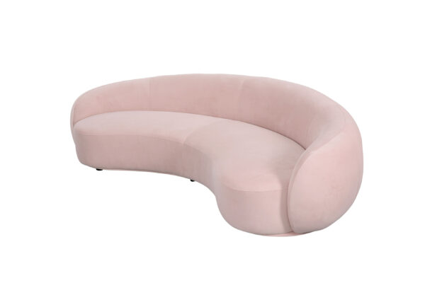 Sofa Nua N77-25 w Pudrowym Różu 260 cm - Elegancja i Komfort - obrazek 1