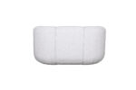 Stylowa sofa Nua N88-150-1 w jasnoszarym i białym kolorze 150 cm