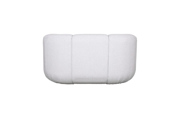 Stylowa sofa Nua N88-150-1 w jasnoszarym i białym kolorze 150 cm - obrazek 1