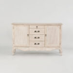Elegancka Komoda Venezia Bianco VEB803K w Jasnobeżowym 150 cm