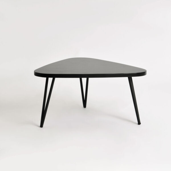 Stylowy czarny stolik kawowy Adesso ADESL06-H35 68 cm do Twojego wnętrza - obrazek 1