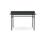 Biurko Capella CAPHO01D Tundra Grey z ciemnografitowymi nogami 120 cm