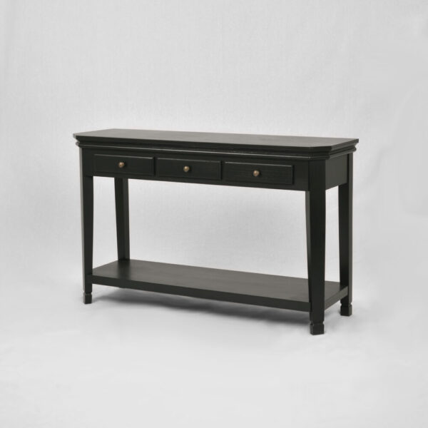 Czarna Konsola Cesena CE012 128 cm - Elegancja i Funkcjonalność - obrazek 1