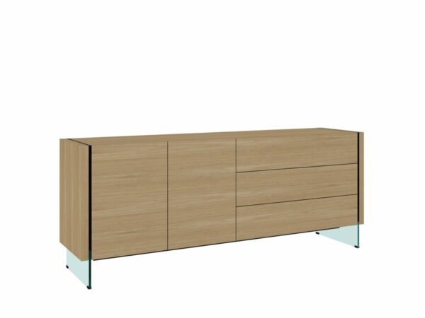 Stylowa Komoda Soho SH01 w Dębowym Kolorze 188 cm Elegancji - obrazek 1