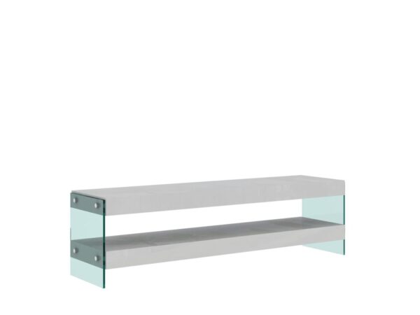 Soho SH08 Komoda RTV Biała Wysoki Połysk 184 cm Elegancja i Styl - obrazek 1