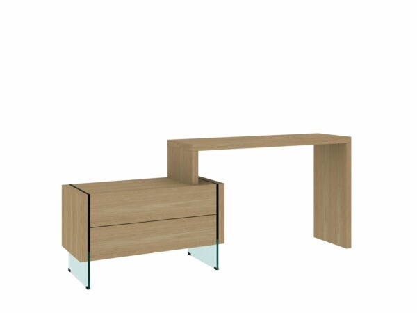 Biurko Soho SH15 w nowoczesnym stylu 88x119,5 cm idealne do biura - obrazek 1