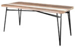 Elegancki Stół Adesso ADESD05-180 w Odcieniach Szarości i Beżu 180cm