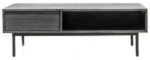 Stolik kawowy Capella CAPL06 Tundra Grey z ciemnografitowymi nogami 120 cm