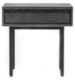 Stolik nocny Capella CAPL07 Tundra Grey z ciemnografitowymi nogami 50 cm
