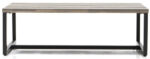 Stylowy Stolik Kawowy Flow FLOL06 w Piaskowym Kolorze 110 cm