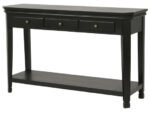 Czarna Konsola Cesena CE012 128 cm - Elegancja i Funkcjonalność