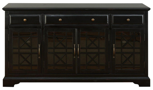 09072025686eda359268f.jpeg Stylowa Komoda Avola AV275-60 w Czarnym Kolorze 153 cm - obrazek 1